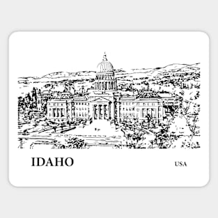 Idaho State USA Magnet